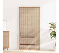 vidaXL Rideau de porte anti-insectes multicolore 100 x 200 cm Bambou