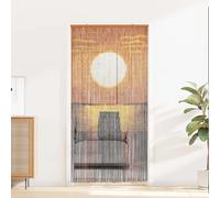 vidaXL Rideau anti-insectes multicolore 200 x 100 cm en bambou