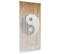 Moustiquaire pour porte vidaXL, multicolore, 200 x 100 cm, en bambou