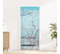 vidaXL Rideau anti-insectes multicolore 200 x 90 cm en bambou