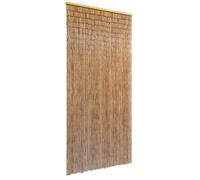 vidaXL Rideau de porte Bambou 90 x 200 cm