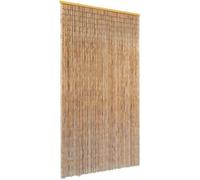 vidaXL Rideau de porte anti-insectes en bambou 100 x 220 cm