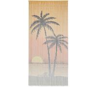 vidaXL Rideau de porte anti-insectes en bambou 90 x 200 cm