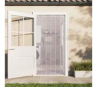 vidaXL Rideau de porte transparent 200 mmx1,6 mm 50 m PVC, bande de porte, rideau de bande pvc, rideau de porte pvc 153862 Or G