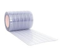 vidaXL Rideau de Porte Transparent 300 mmx2,6 mm 10 m PVC