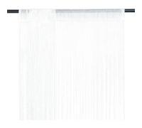 vidaXL 2X Rideau en Fils 140x250 cm Blanc Salon Porte Fenêtre Filet Panneau