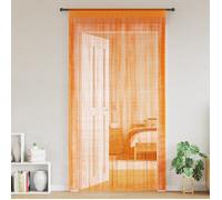 vidaXL Rideau en fils 2 pcs 140 x 250 cm orange, rideau à franges, rideau à passe-tringle, rideau à franges à fils, rideau à 4102044