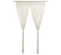 vidaXL Rideau en macramé 140x240 cm Coton