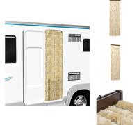 vidaXL Rideau moustiquaire Beige 90x200 cm Chenille - Moustiquaire