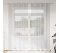 vidaXL Rideau Voilage Moderne Élégant Léger Rideaux Transparent 225 x 140 cm pour Salon Chambre Décoration Intérieure Haut de Gamme
