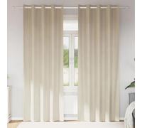 Vidaxl Rideaux Avec Des Rideaux 2 Pcs Crème 140 X 260 Cm Velours
