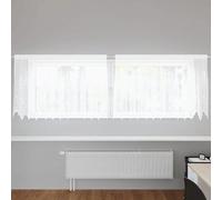 Vidaxl Rideaux Avec Des Rideaux Blanc 300 X 120 Cm Polyester