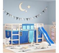 vidaXL Rideaux pour Lit Mezzanine, Rideaux de Tente pour Lit Superposé, Rideaux de Lit avec Poches pour Enfant Chambre 835914