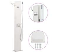 vidaXL Douche de jardin avec robinet 110 cm acier inoxydable