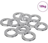vidaXL Rondelles 50000 pcs argent fer