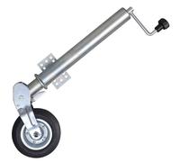 vidaXL Roue d'appui pliable 60 mm avec 2 tubes d'appui et 2 pinces