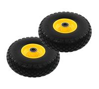 Roue de diable 2 pcs PU solide 3.00-4