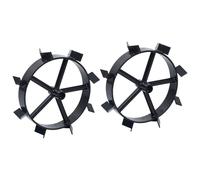 vidaXL Roues en métal pour fraiseuse de jardin à essence 6,5 CV 2 pces