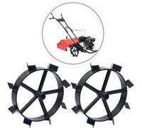vidaXL Roues métalliques pour cultivateur à essence 6,5 ch 2 pcs G