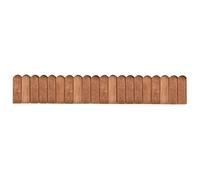vidaXL Rouleau de bordure Marron 120 cm Bois de pin imprégné 49106