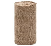 vidaXL Rouleau de Jute, Ruban pour Bricolage Artisanat, Chemin de Table pour Mariage Fête Décoration Intérieur, 0,25x50 m 100 % Jute 200 g/m²