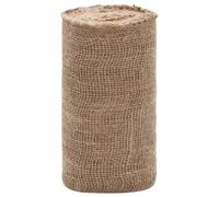 vidaXL Rouleau de Jute, Ruban pour Bricolage Artisanat, Chemin de Table pour Mariage Fête Décoration Intérieur, 0,25x15 m 100% Jute 200 g/m²