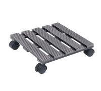 vidaXL Rouleau pour plantes 4 pcs. Gris 30x30x7,5 cm WPC