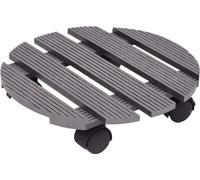 vidaXL Rouleau pour plantes 4 pcs. Gris Ø30x7,5 cm WPC