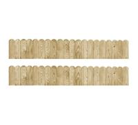 VidaXL Rouleaux de bordure - Bois de pin