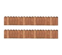 vidaXL Rouleaux de bordure - Bois de pin