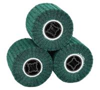 vidaXL Rouleaux de ponçage 3 pcs Vert 12 x 12 x 10 cm