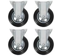 vidaXL Roulettes Fixes - 4 pcs - 160 mm