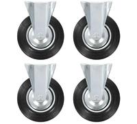 VidaXL Roulettes fixes 4 pcs 200 mm