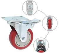 vidaXL Roulettes pivotantes 16 pcs. 100 mm
