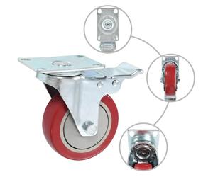 vidaXL Roulettes pivotantes 32 pcs. 100 mm