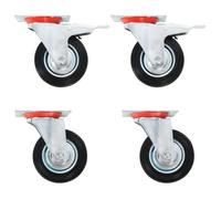 vidaXL Roulettes pivotantes 4 pcs 100 mm