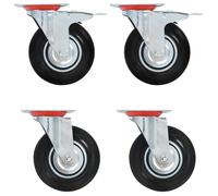 vidaXL Roulettes pivotantes 4 pièces 125 mm
