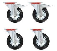 vidaXL Roulettes pivotantes 4 pièces 160 mm
