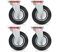 vidaXL Roulettes pivotantes 4 pcs 200 mm