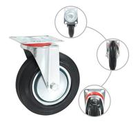 vidaXL Roulettes pivotantes 4 pcs. 200 mm