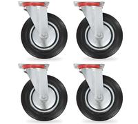 vidaXL Roulettes pivotantes 4 pcs - 200 mm