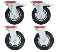 vidaXL Roulettes pivotantes 4 pcs 200 mm