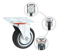 Roulettes pivotantes 4 pcs 75 mm