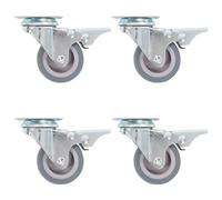 vidaXL Roulettes pivotantes à frein Ø50mm