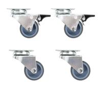 vidaXL Roulettes pivotantes doubles 50 mm – 4 pièces