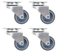 vidaXL Roulettes pivotantes doubles Ø 50 mm