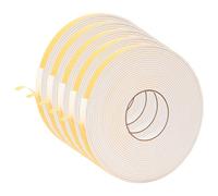 vidaXL Ruban adhésif en mousse 5 pcs Blanc 15mm x 10m Mousse CR