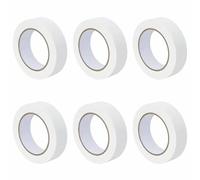 vidaXL Rubans de masquage pour peintre 6 pcs Blanc 30mm x 50m Papier