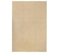 vidaXL Rug Rectangular Natural 63"x90.6" Cotton Floor Mat