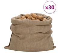 vidaXL Sacs en jute 30 pcs 100x110 cm 100 % jute 340 g/m²